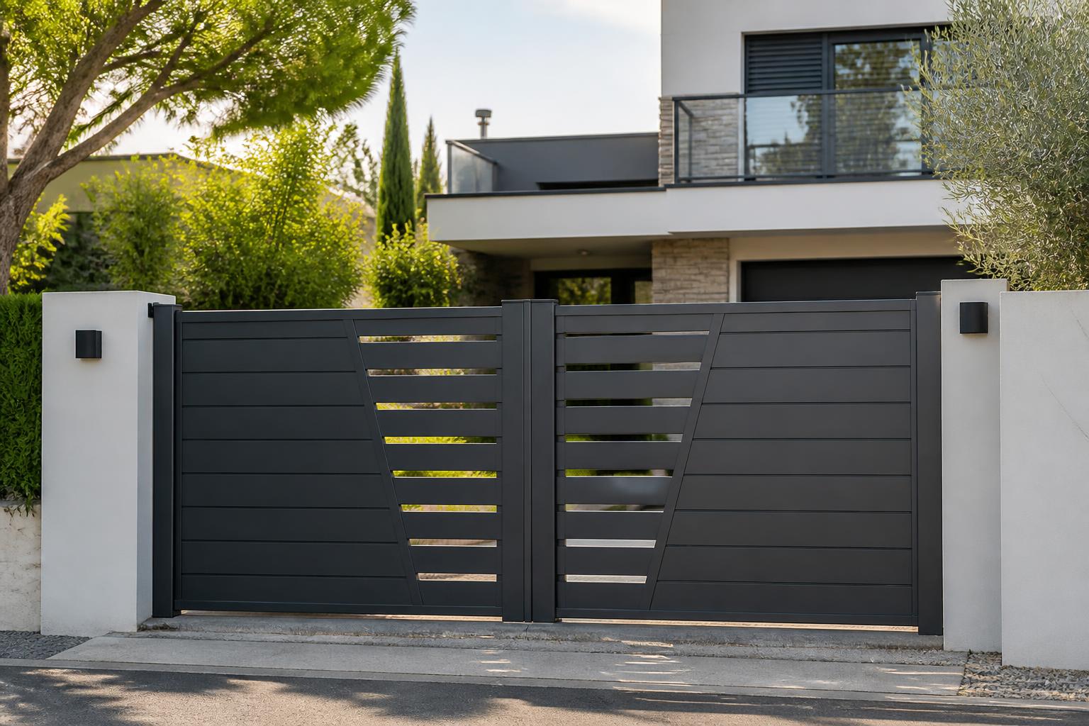 découvrez le portail en aluminium, une solution moderne, durable et sur-mesure pour valoriser et sécuriser votre extérieur avec style.