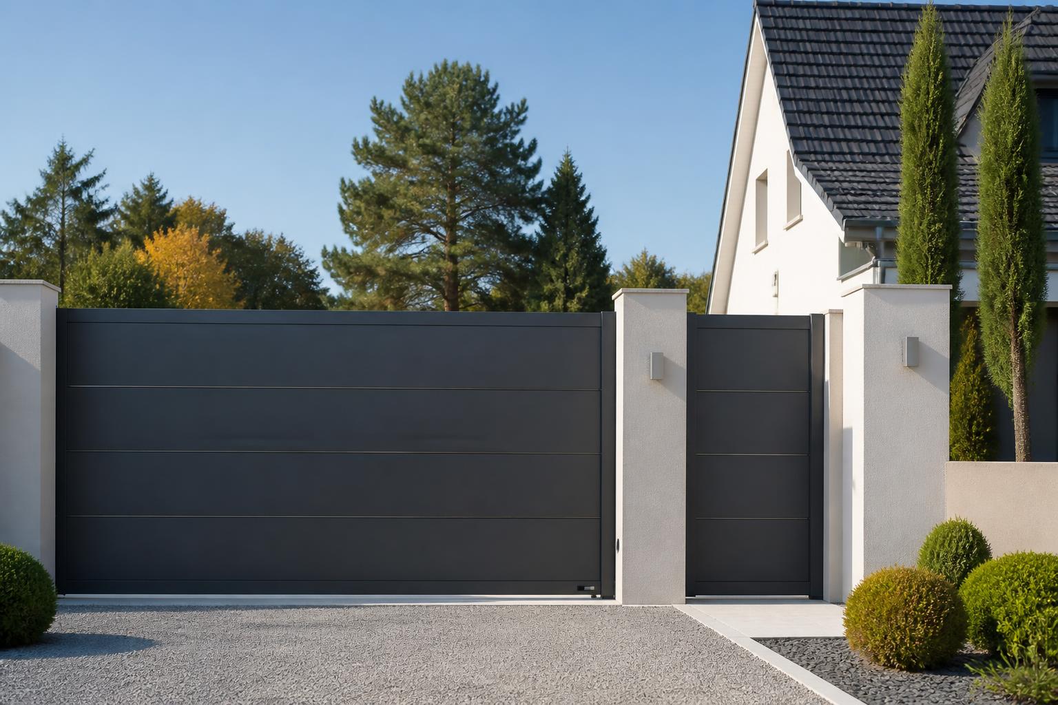 découvrez le portail en aluminium, une solution moderne et personnalisée pour valoriser et sécuriser votre extérieur avec élégance et durabilité.