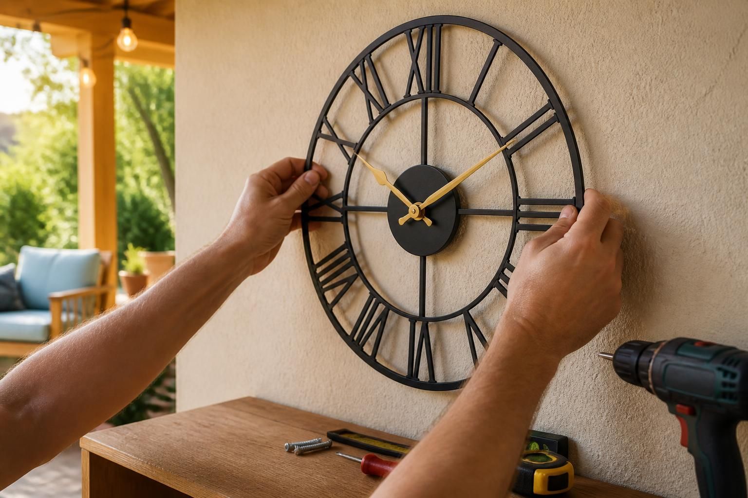 découvrez comment intégrer une horloge murale dans votre décor extérieur pour allier esthétique et fonctionnalité, en apportant une touche élégante et pratique à votre espace extérieur.