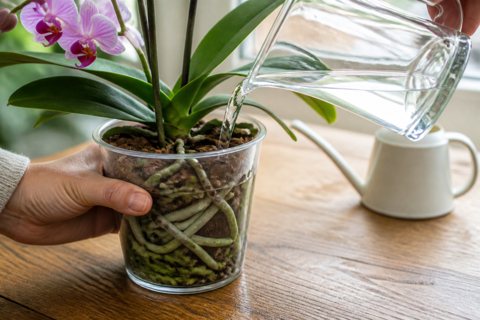 Arroser une orchidée : les gestes qui sauvent