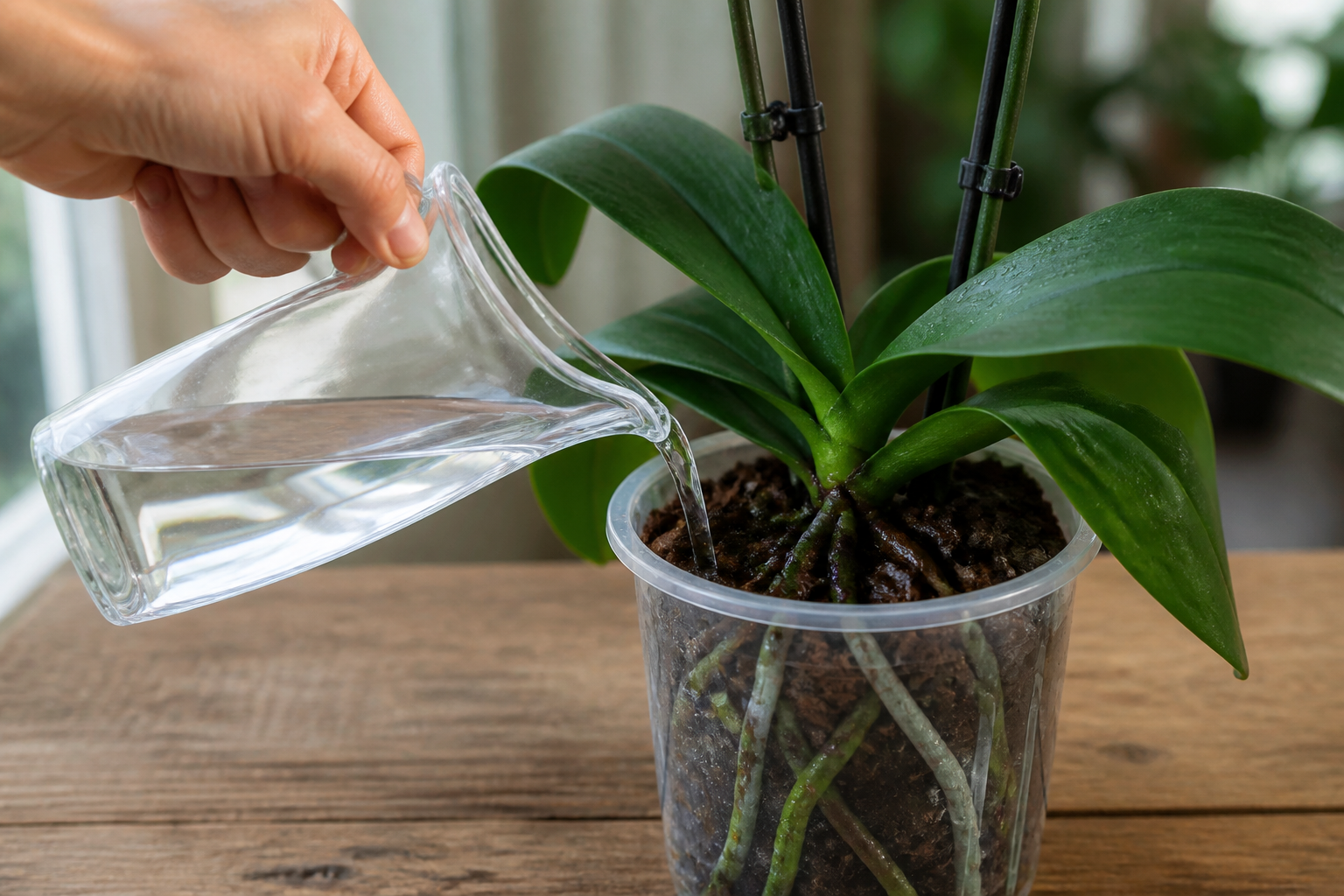 Arroser une orchidée : les gestes qui sauvent