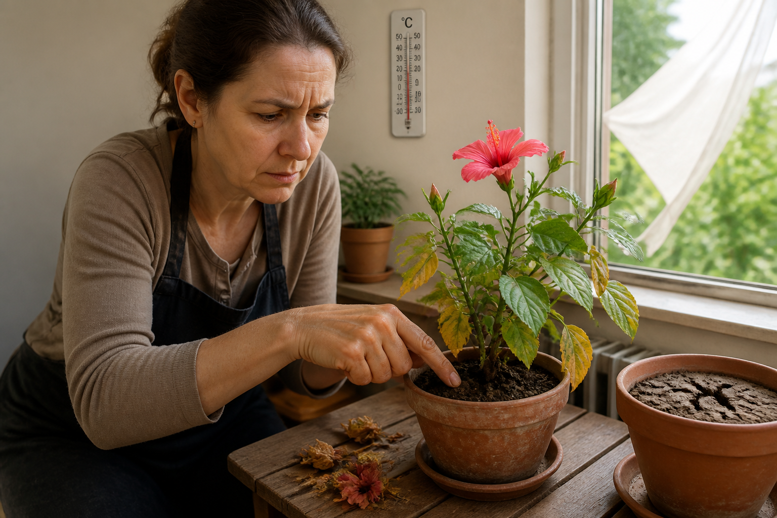 Feuilles d'hibiscus qui jaunissent : les solutions