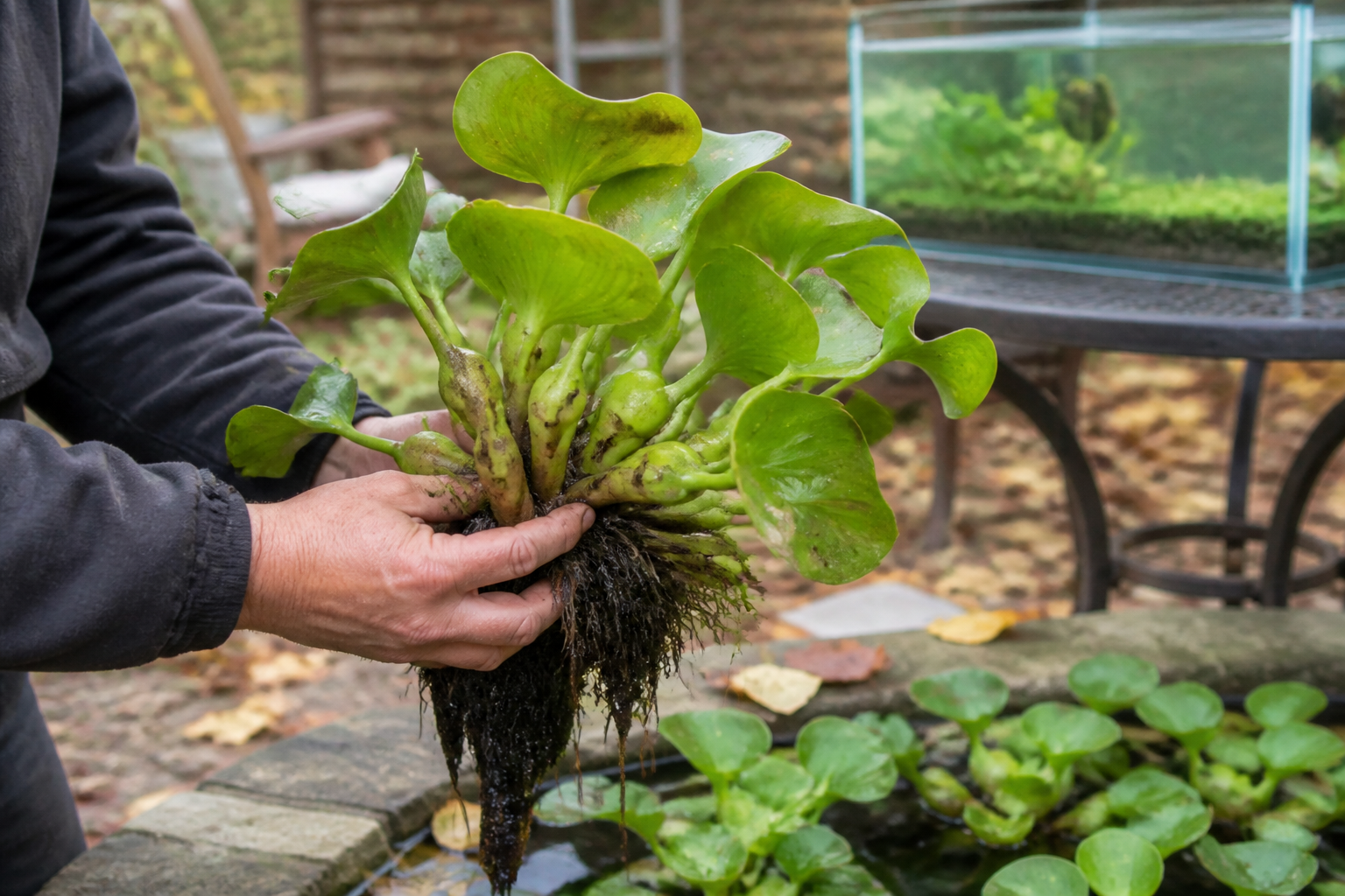Jacinthe d'eau : entretien, hivernage et précautions