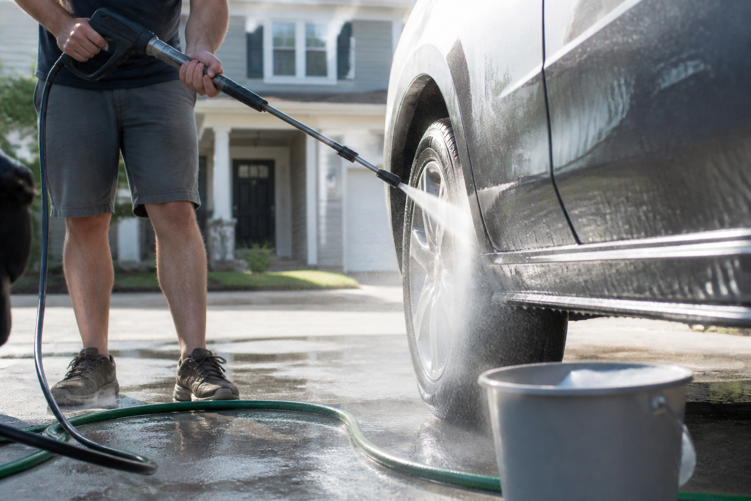 Nettoyeur haute pression vs tuyau : qui consomme le moins d'eau ?