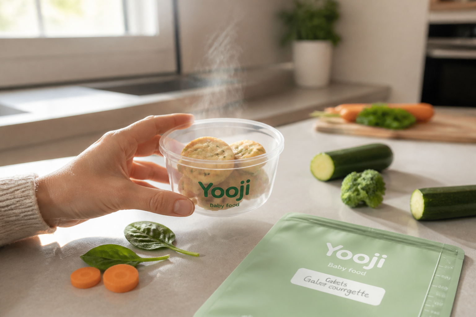 Yooji : des repas bébé surgelés vraiment sains ?