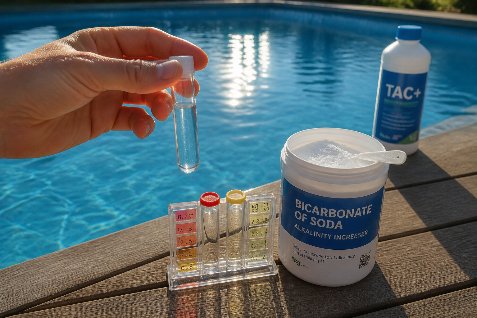 Augmenter le TAC de sa piscine sans toucher au pH : mode d'emploi