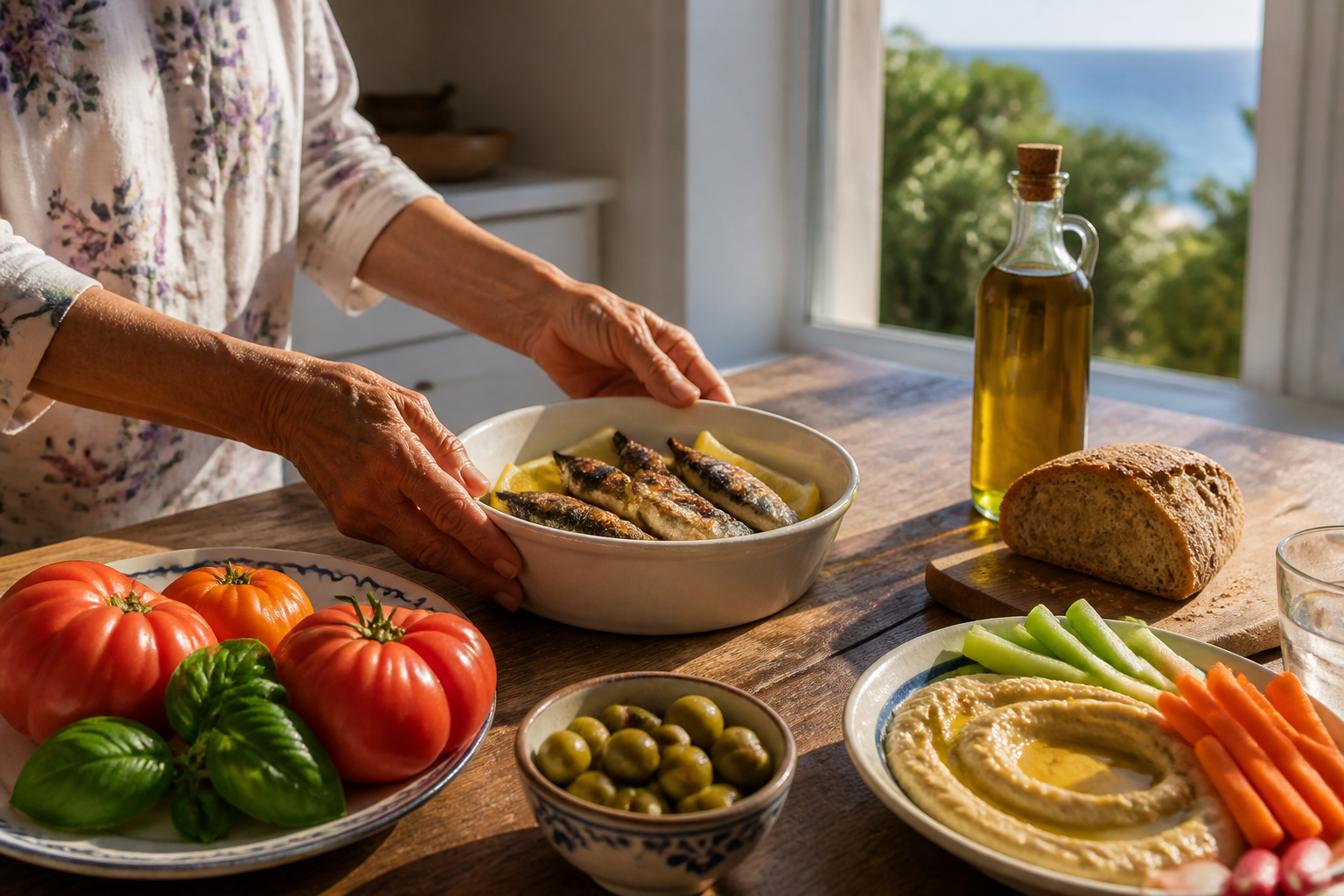 Régime méditerranéen : exemple de menu simple sur une semaine