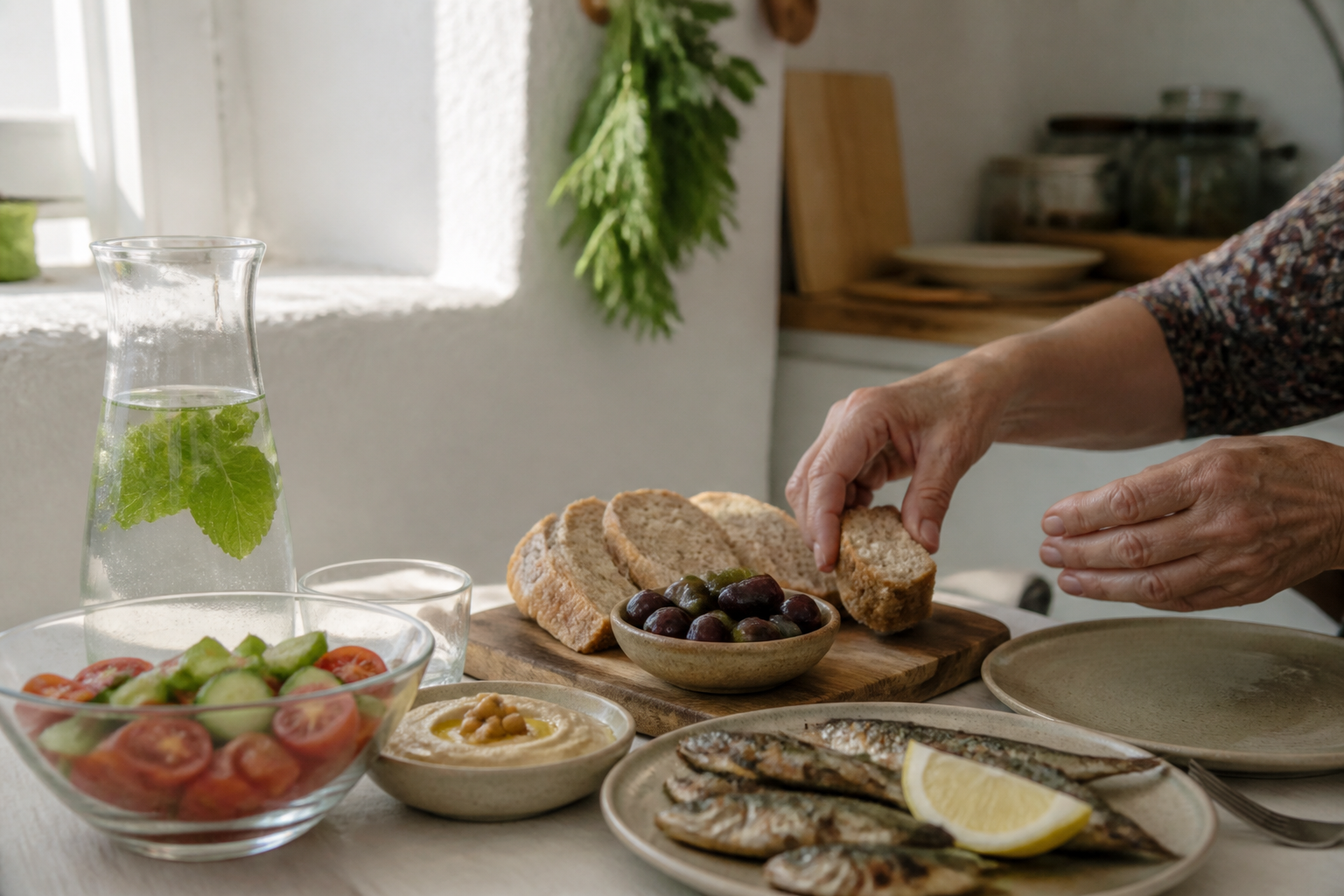 Régime méditerranéen : exemple de menu simple sur une semaine